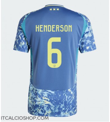 Ajax Jordan Henderson #6 Seconda Maglia 2024-25 Manica Corta